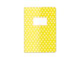 Notesbog A5 størrelse gul med prikker fra Krima & Isa - Tinashjem